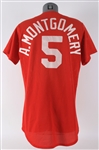 1995-98 Andre Montgomery Cincinnati Reds Minor League Jersey (MEARS LOA)
