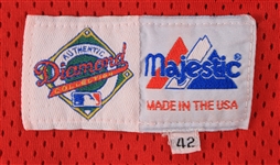 1995-98 Andre Montgomery Cincinnati Reds Minor League Jersey (MEARS LOA)