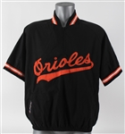 1990s Baltimore Orioles Half Zip "Ripken" Warm Up (MEARS LOA)