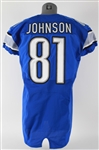 2012 Calvin Johnson Detroit Lions Home Jersey (MEARS A5)