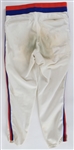 1989 Rick Wrona Chicago Cubs Game Worn Road Uniform Pants (MEARS LOA)