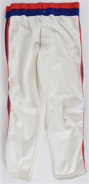 1988 Les Lancaster Chicago Cubs Game Worn Road Uniform Pants (MEARS LOA)