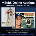 1958 Dick Littlefield/Bob Roselli Milwaukee Braves Game Worn Home Uniform (MEARS A10)