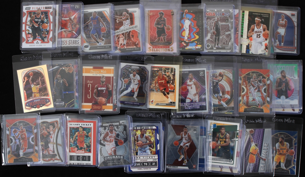 2000s-2020s Basketball Trading Card Collection - Lot of 272 w/ Kevin Garnett, Chris Paul, Kyrie Irving & More 