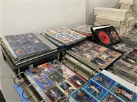 Huge 1990s Basketball Trading Cards Including Topps and Hoops 