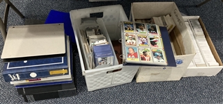 Massive 1980s-2000s Football Trading Cards Including Topps, Panini, Fleer and more 