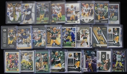 2000s-20s Aaron Rodgers Green Bay Packers Football Trading Cards - Lot of 76