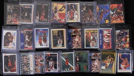 1990's-2000's Michael Jordan Chicago Bulls Basketball Trading Cards - Lot of 97