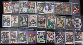 2000s-20s Tom Brady Patriots/Buccaneers Football Trading Card Collection - Lot of 59