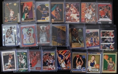 1980's-2020's Basketball Trading Card Collection - Lot of 575 w/ Magic Johnson, Larry Bird, Drazen Petrovic, Mickey Mantle & More