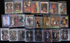 1980's-2020's Basketball Trading Card Collection - Lot of 575 w/ Magic Johnson, Larry Bird, Drazen Petrovic, Mickey Mantle & More