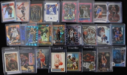 1980's-2020's Basketball Trading Card Collection - Lot of 575 w/ Magic Johnson, Larry Bird, Drazen Petrovic, Mickey Mantle & More