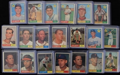 1961 Topps Baseball Trading Cards - Lot of 700+ w/ Duke Snider, Ron Santo, Al Kaline, Don Drysdale, Curt Flood & More