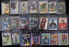 1980s-2020s Football & Basketball Trading Card Collection - Lot of 525 w/ DeVonta Smith, Michael Irvin, Magic Johnson, Hakeem Olajuwon & More 