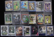 1980's-2020's Football & Basketball Trading Card Collection - Lot of 525 w/ DeVonta Smith, Michael Irvin, Magic Johnson, Hakeem Olajuwon & More 