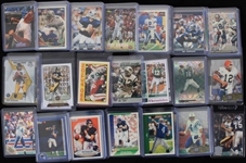 1980's-2000's Football Trading Card Collection - Lot of 512 w/ Joe Montana, Peyton Manning, Johnny Unitas, Joe Namath & More