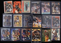 1990s-2000s Shaquille ONeal Magic/Lakers Basketball Trading Card Collection - Lot of 35