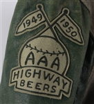 1949-50 AAA Highway Beers Letterman Style Jacket