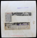 1950 Laurent Dauthuille vs Jake La Motta 8x8 Black and White Photo 