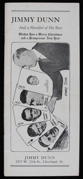 1920s Jimmy Dunn and a Handful of His Boys Holiday Booklet