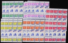 1982 Chicago White Sox Phantom American League Championship Game and World Series Tickets Sheets (Lot of 17)