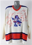 1980s-90s Milwaukee Admirals Team Signed Jersey 