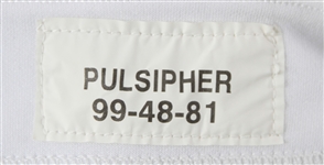 1999 Bill Pulsipher Milwaukee Brewers Game Worn Home Jersey (MEARS LOA)