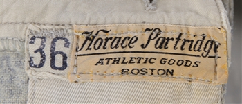 1953 George Crowe Milwaukee Braves Game Worn Road Uniform Pants (MEARS LOA) Inaugural Milwaukee Season