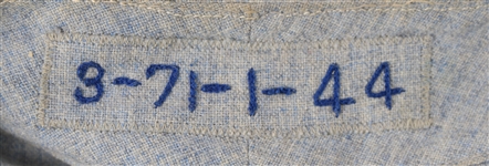 1971 Al Spangler Chicago Cubs Game Worn Road Jersey (MEARS LOA)