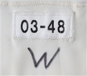 2003 Michael Straham New York Giants Game Worn Road Jersey (MEARS A5)