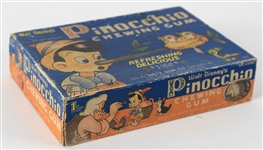 1940 Walt Disneys Pinocchio Chewing Gum Counter Display Box