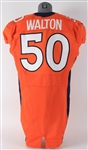 2012 JD Walton Denver Broncos Game Worn Home Jersey (MEARS LOA)
