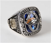 2013 Louis Vasquez Denver Broncos AFC Champions Ring w/ Display Case & Jostens Box