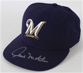 1998-2000 Paul Molitor Milwaukee Brewers Signed Cap (JSA)