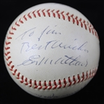 1964 BIG THREE Hank Aaron Eddie Mathews Warren Spahn Milwaukee Braves Signed & Inscribed ONL Giles Baseball (JSA) From the Collection of Big Jim Ksicinski 