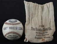 1934 circa Goudey Knot Hole League of America Special Baseball Premium w/ Original The Goudey Gum Co. Bag