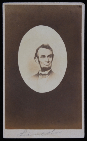 Vintage Abraham Lincoln 2.5x4 Inch Cabinet Card