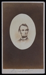 Vintage Abraham Lincoln 2.5x4 Inch Cabinet Card