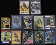 2014-2021 Green Bay Packer Trading Cards featuring Davante Adams, Aaron Jones, Ty Montgomery and More (Lot of 12)