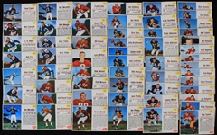 1962 Post Cereal Collectible Trading Cards including Fran Tarkenton Minnesota Vikings, Dan Currie Green Bay Packers, Don Meredith Dallas Cowboys, Bob Lilly Dallas Cowboys, and More (Lot of 100+)