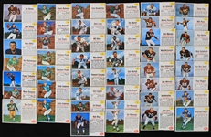 1962 Post Cereal Collectible Trading Cards including Fran Tarkenton Minnesota Vikings, Dan Currie Green Bay Packers, Don Meredith Dallas Cowboys, Bob Lilly Dallas Cowboys, and More (Lot of 100+)