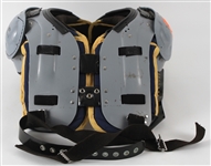 2009-12 Louis Vasquez San Diego Chargers Riddell Power Game Worn Shoulder Pads & DonJoy Knee Braces - Lot of 3 (MEARS LOA