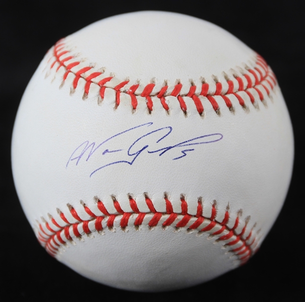 1997-99 Nomar Garciaparra Boston Red Sox Signed OAL Budig Baseball (JSA)