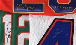 2010's Signed Jersey Collection - Lot of 7 w/ Russell Westbrook, Stefon Diggs, Jonathan Lucroy & More (JSA)