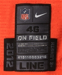 2012 Zane Beadles Denver Broncos Signed Game Worn Home Jersey (MEARS LOA)