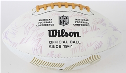 2016 Denver Broncos Super Bowl Champions Team Signed SB50 Commemorative Football w/ 50+ Signatures (JSA) 
