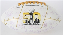 2016 Denver Broncos Super Bowl Champions Team Signed SB50 Commemorative Football w/ 50+ Signatures (JSA) 