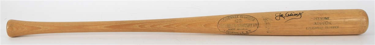 1954-57 Joe Adcock Milwaukee Braves Signed H&B Louisville Slugger Professional Model Game Used Bat (MEARS A8/*JSA*)