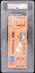 1973 San Francisco 49ers vs New England Patriots NFL Hall of Fame Game Full Ticket (PSA Slabbed) 