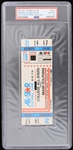 1974 All-Stars vs NFL Phantom No Game Played Due to NFLPA Strike Full Ticket (PSA NM-MT 8) 